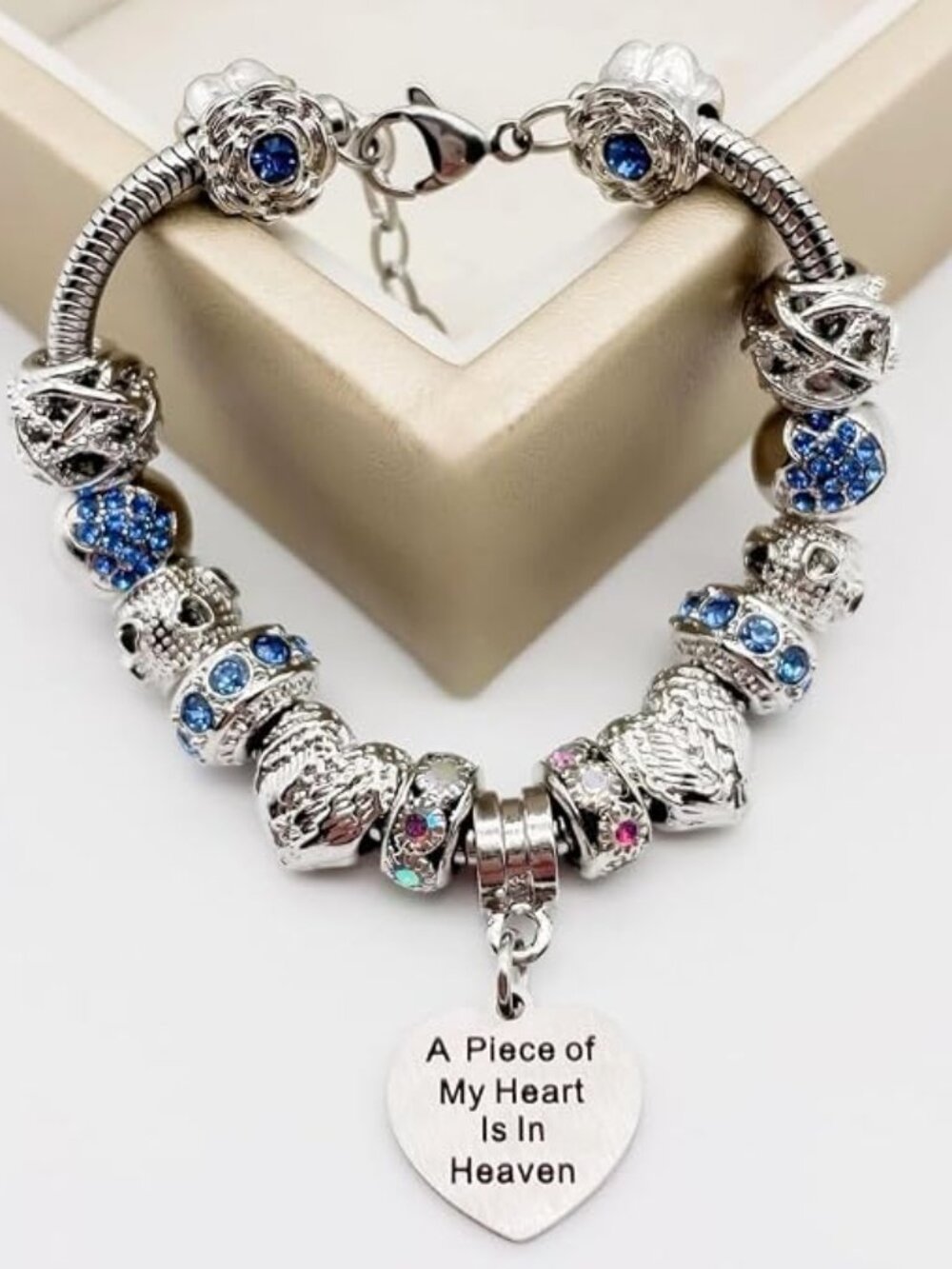 A Piece Of My Heart Charm Bracelet - New In Box